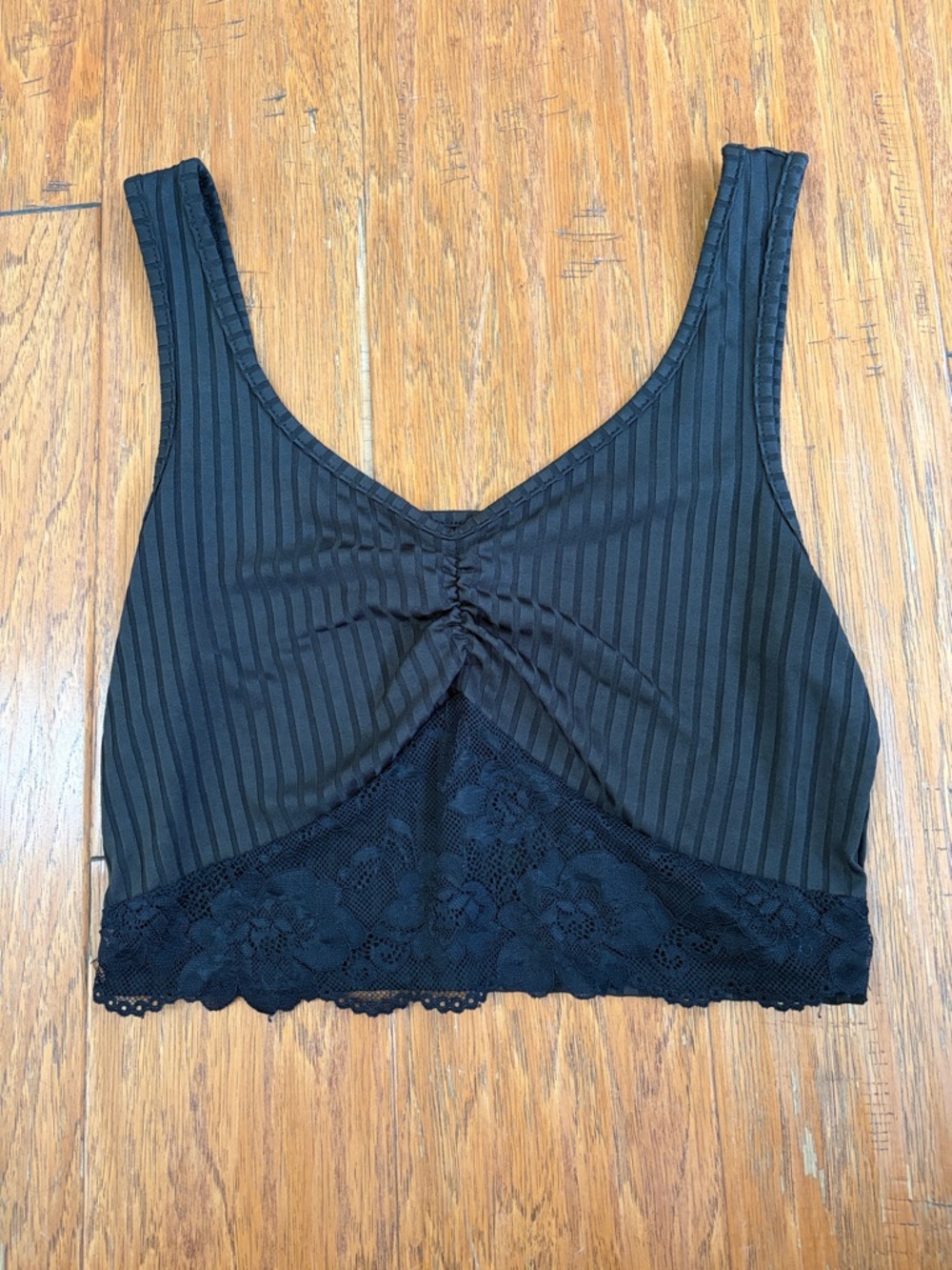 Lace crop top tank